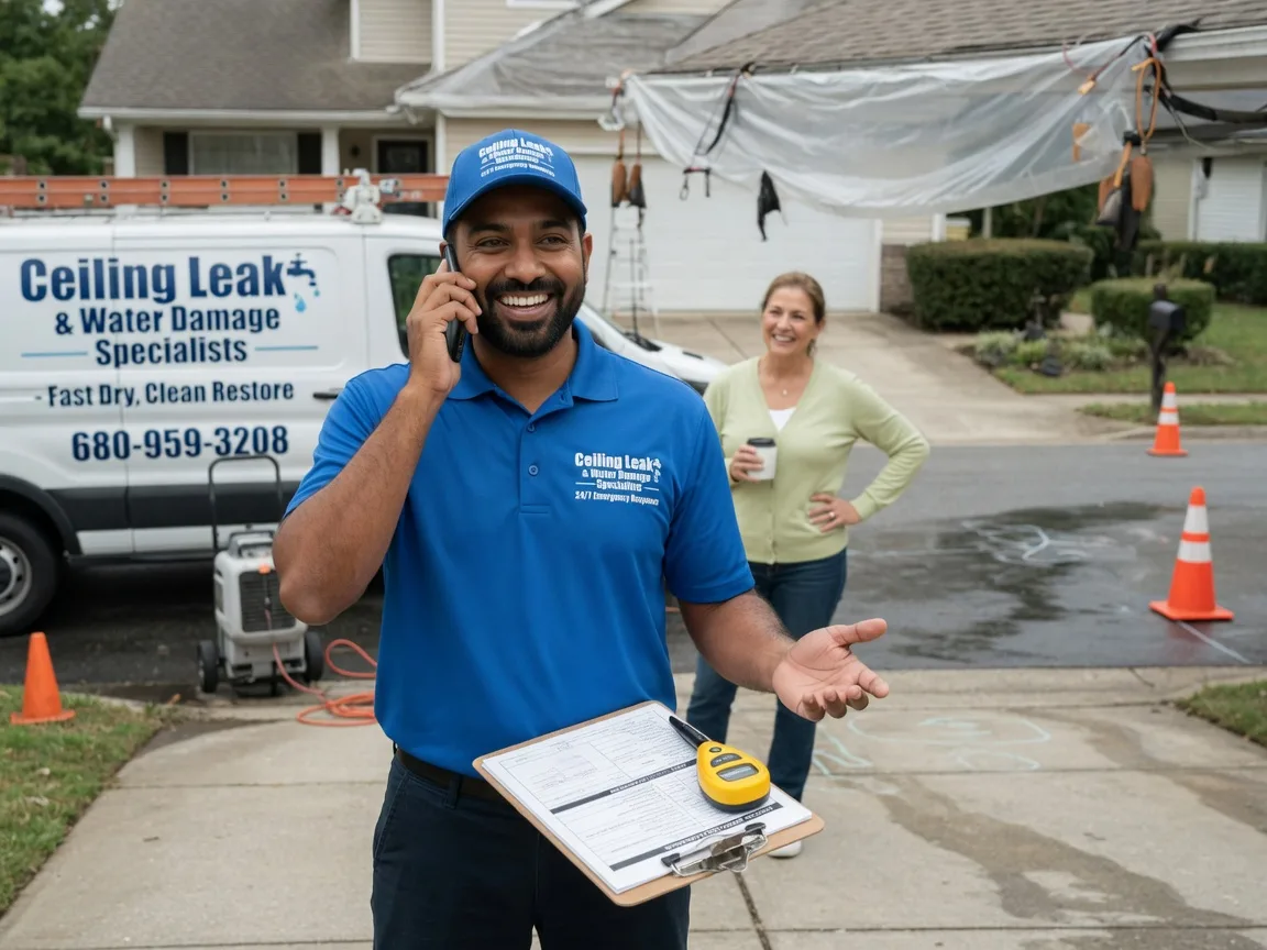 Ceiling Leak Cleanup Santa Rosa, TX FAQs